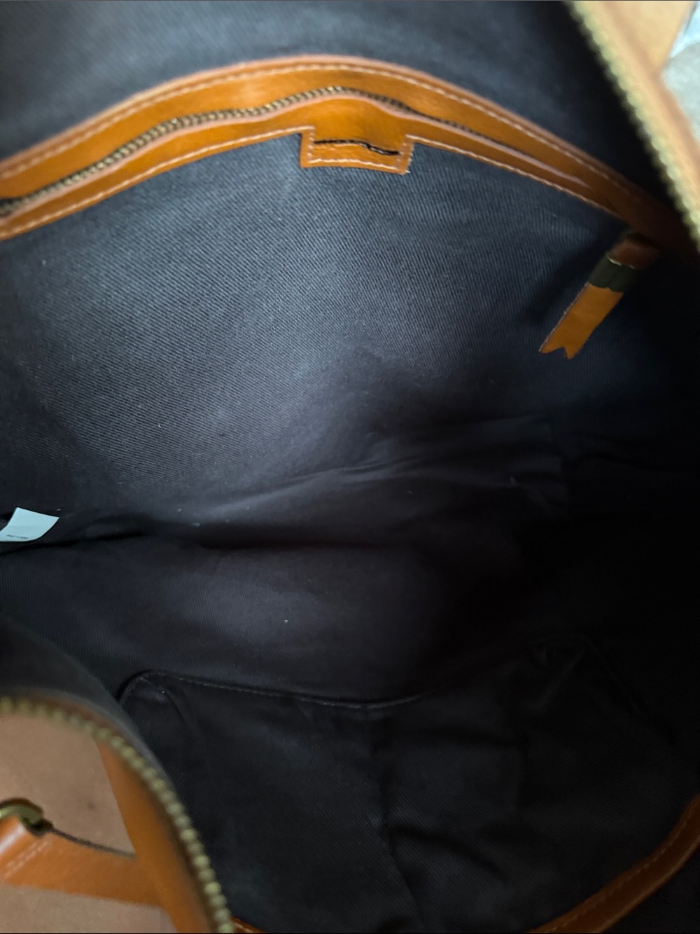 Madewell Zip Top Transport Carryall English Saddle Color - Picture 7 of 13